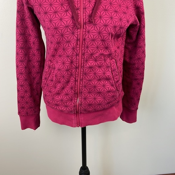 The North Face Women’s Reversible Jacket SZ M Pink Full Zip Hooded Warm - Picture 3 of 16